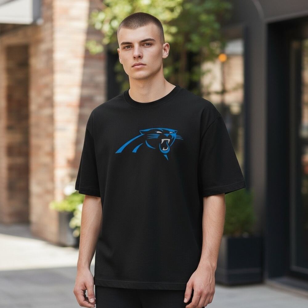 CAROLINA PANTHERS Men’s XL Black Performance T-shirt